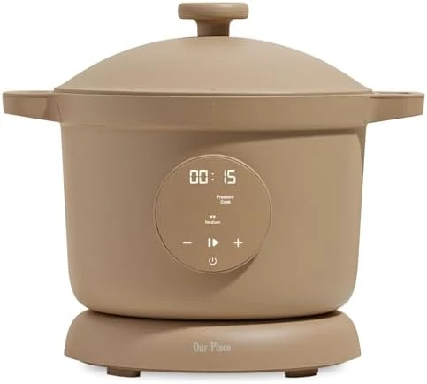 6 Qt Ceramic Nonstick Multicooker & Pressure Cooker with Touchscreen Controls & Auto Steam Release — Multicooker, Our Place