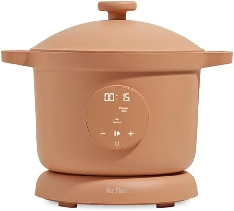6 Qt Ceramic Nonstick Multicooker & Pressure Cooker with Touchscreen Controls & Auto Steam Release — Multicooker, Our Place