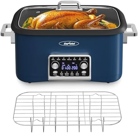 8QT Digital Multi-Cooker Food Warmer — Multicooker, SUNVIVIPRO