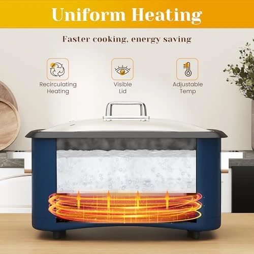 8QT Digital Multi-Cooker Food Warmer — Multicooker, SUNVIVIPRO