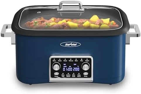8QT Digital Multi-Cooker Food Warmer — Multicooker, SUNVIVIPRO