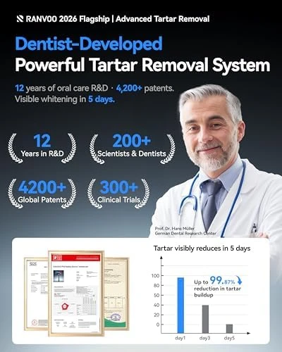 AirJet X5 Electric Toothbrush — Electric Toothbrush, RANVOO