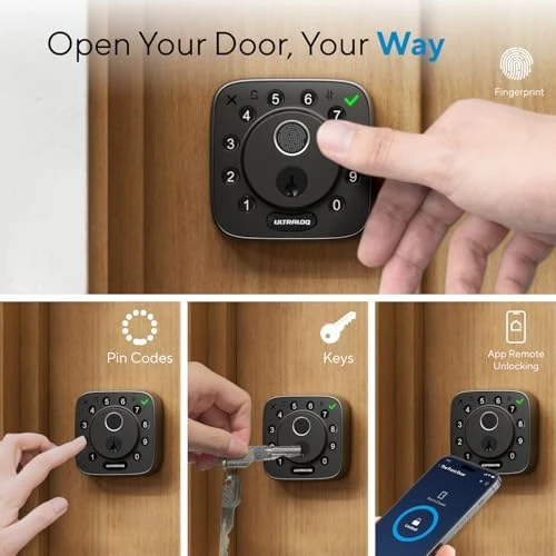 Bolt Fingerprint Smart Lock with Door Sensor — Smart Lock, ULTRALOQ