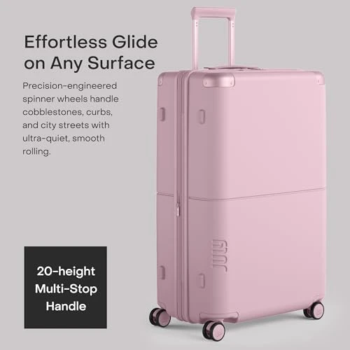 Checked Plus with CaseSafe - 28.75" Built in Tracking, Airline Approved Check In Luggage with Wheels, Rolling Suitcase -... — Smart Luggage, July