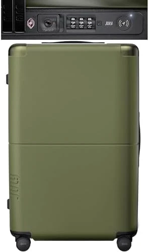 Checked Plus with CaseSafe - 28.75" Built in Tracking, Airline Approved Check In Luggage with Wheels, Rolling Suitcase -... — Smart Luggage, July