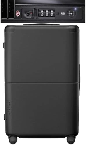 Checked Plus with CaseSafe - 28.75" Built in Tracking, Airline Approved Check In Luggage with Wheels, Rolling Suitcase -... — Smart Luggage, July