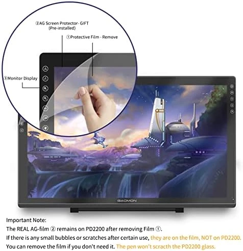 Drawing Tablet with Screen, 21.5 inch, Full-Laminated — Drawing Tablet, GAOMON