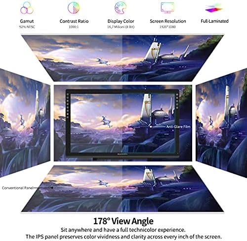 Drawing Tablet with Screen, 21.5 inch, Full-Laminated — Drawing Tablet, GAOMON