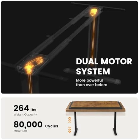 Dual Motor Standing Desk Frame — Standing Desk, ErGear