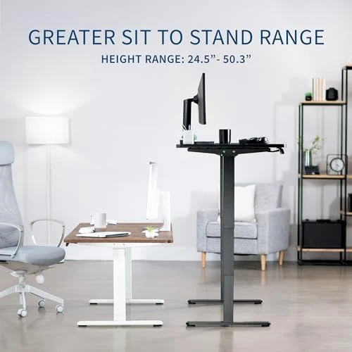 Electric Dual Motor Sit Stand Desk — Standing Desk, VIVO