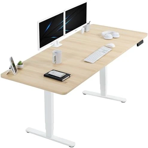 Electric Dual Motor Sit Stand Desk — Standing Desk, VIVO