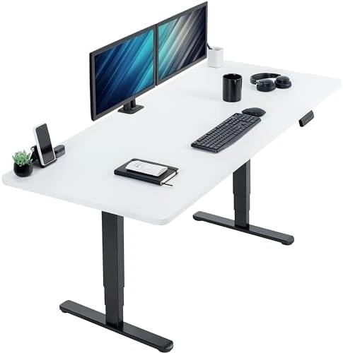 Electric Dual Motor Sit Stand Desk — Standing Desk, VIVO