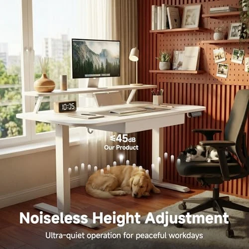Electric Standing Desk with Drawers — Standing Desk, GTPLAYER