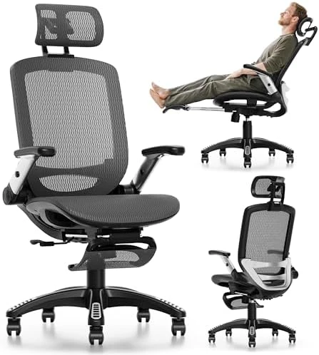 Ergonomic Office Chair with Footrest — Smart Chairs, GABRYLLY