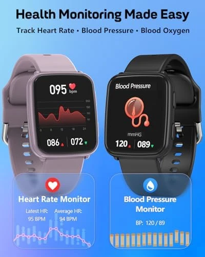 Fitness Tracker with 24/7 Heart Rate & Blood Pressure Monitor, Blood Oxygen & Sleep Tracker — Fitness Tracker, MorePro
