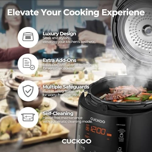 High Pressure Rice Cooker 6-Cup Uncooked / 12-Cup Cooked — Multicooker, CUCKOO