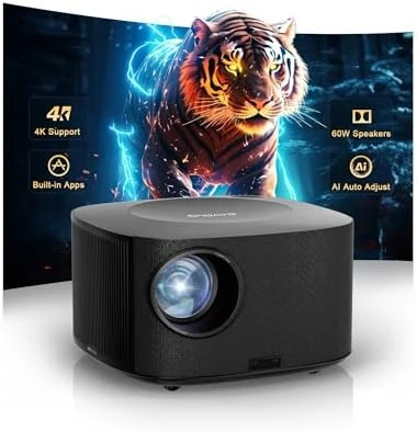 Outdoor Projector 4K with WiFi and Bluetooth — Smart Projector, ONOAYO