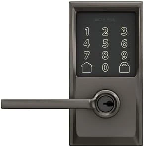 Smart Wi-Fi Lock with Lever Handle, Touchscreen Keypad, Keyless Entry — Smart Lock, SCHLAGE