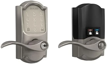 Smart Wi-Fi Lock with Lever Handle, Touchscreen Keypad, Keyless Entry — Smart Lock, SCHLAGE