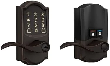 Smart Wi-Fi Lock with Lever Handle, Touchscreen Keypad, Keyless Entry — Smart Lock, SCHLAGE