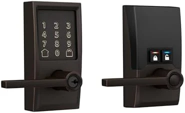 Smart Wi-Fi Lock with Lever Handle, Touchscreen Keypad, Keyless Entry — Smart Lock, SCHLAGE