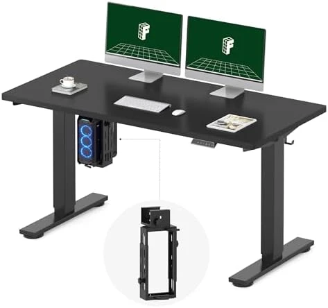 Whole-Piece Standing Desk with Clamp Power Strip, 48x24" — Standing Desk, FLEXISPOT