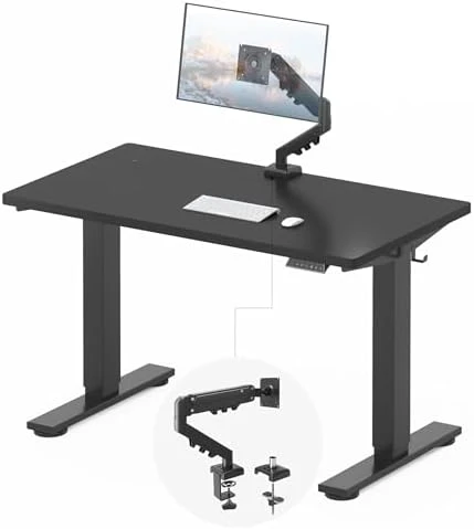 Whole-Piece Standing Desk with Clamp Power Strip, 48x24" — Standing Desk, FLEXISPOT