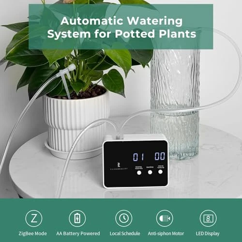 Zigbee Smart Watering Kit for Potted Plants — Irrigation System, THIRDREALITY