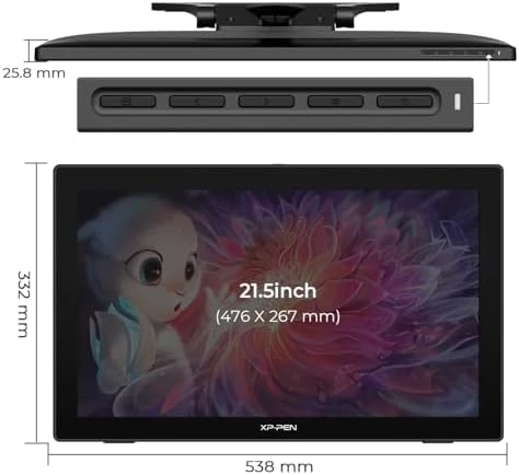 21.5 Inch Drawing Tablet with Screen — Drawing Tablet, XPPen