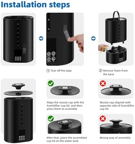 6L Top Fill Humidifier with Warm and Cool Mist — Humidifier, Coolfiqu