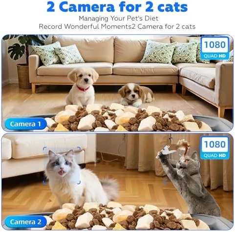 Automatic Cat Feeder with 2 Cameras — Automatic Pet Feeder, TYM