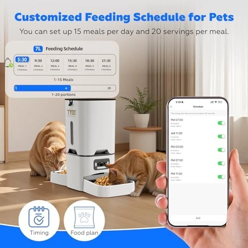 Automatic Cat Feeder with 2 Cameras — Automatic Pet Feeder, TYM