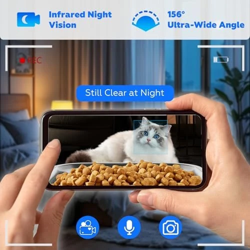 Automatic Cat Feeder with 2 Cameras — Automatic Pet Feeder, TYM