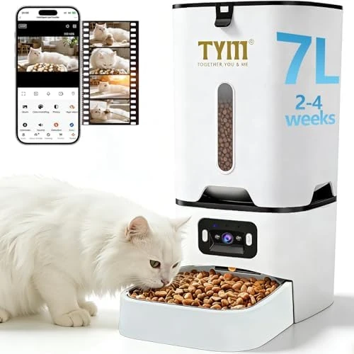 Automatic Cat Feeder with 2 Cameras — Automatic Pet Feeder, TYM