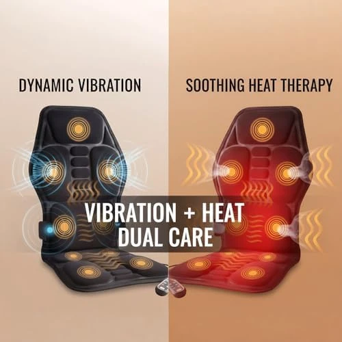Back Massager with Heat and Vibration — Massage Chairs, UieSian Asdys