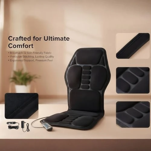 Back Massager with Heat and Vibration — Massage Chairs, UieSian Asdys