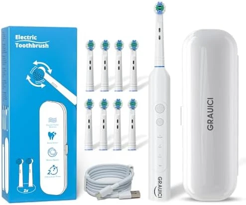 Deep Clean Rechargeable Electric Toothbrush — Electric Toothbrush, GRAUICI