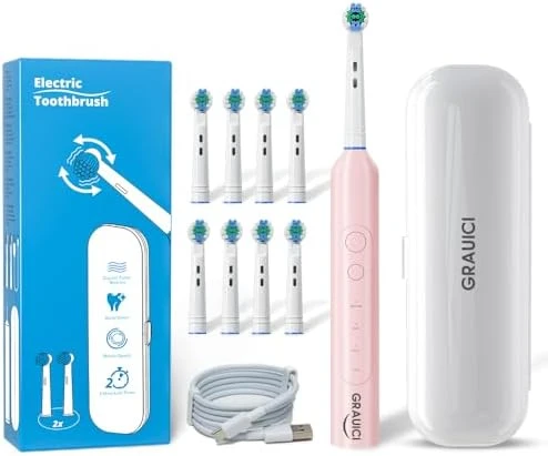 Deep Clean Rechargeable Electric Toothbrush — Electric Toothbrush, GRAUICI