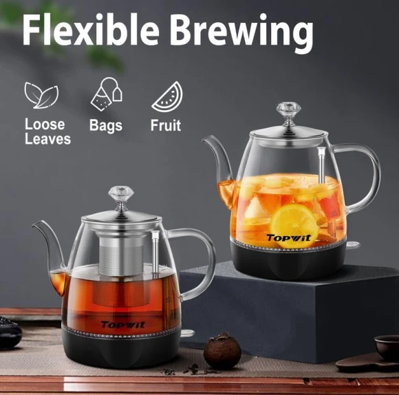 Electric Kettle with Glass Carafe — Electric Kettle, TopWit
