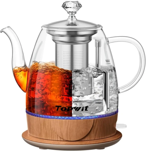 Electric Kettle with Glass Carafe — Electric Kettle, TopWit