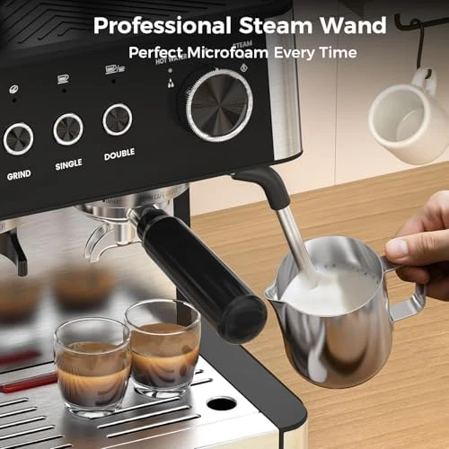 Espresso Machine with Grinder — Coffee Maker, Electactic