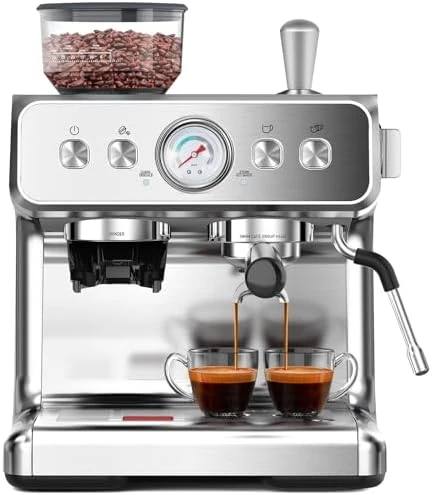 Espresso Machine with Grinder — Coffee Maker, Electactic