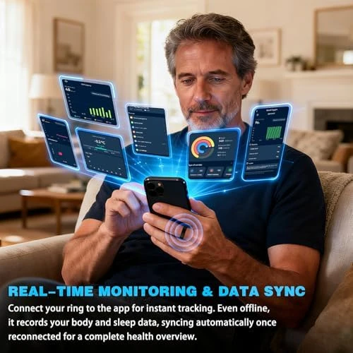 Fitness Tracker Smart Ring — Smart Ring, S SECRETTOP