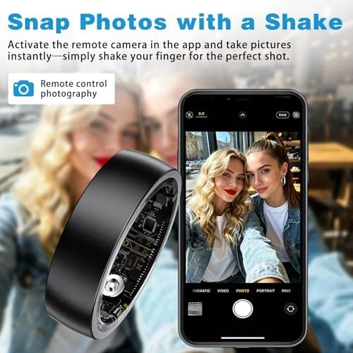 Fitness Tracker Smart Ring — Smart Ring, S SECRETTOP