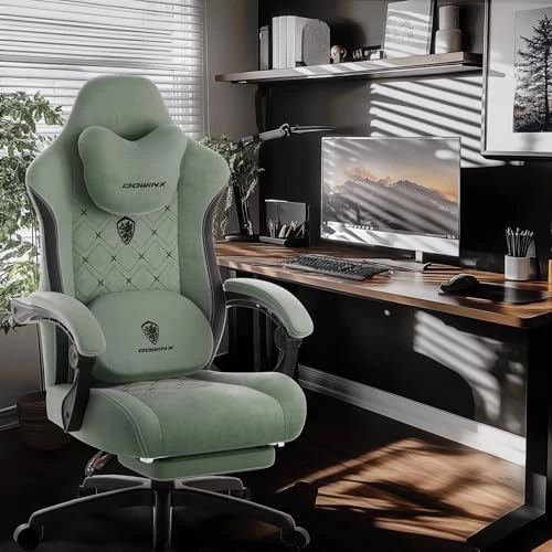 Gaming Chair with Heated Massage Lumbar Support — Massage Chairs, Dowinx