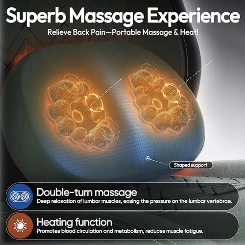 Gaming Chair with Heated Massage Lumbar Support — Massage Chairs, Dowinx