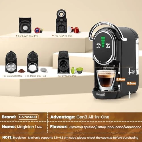 Mini Espresso Machine — Coffee Maker, CAPXSNOB