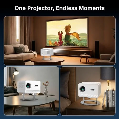Mini Projector with WiFi and Bluetooth — Smart Projector, JIUMAO-M98