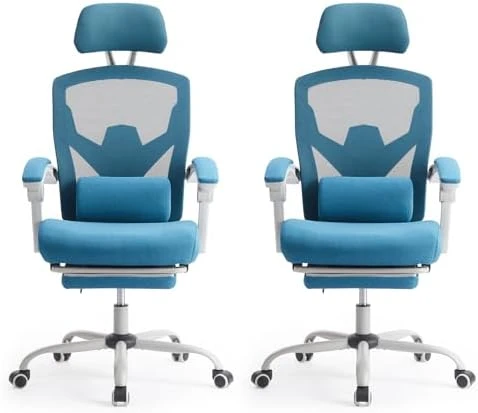 Office Computer Desk Chair with Footrest — Smart Chairs, Sweetcrispy