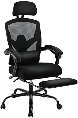 Office Computer Desk Chair with Footrest — Smart Chairs, Sweetcrispy